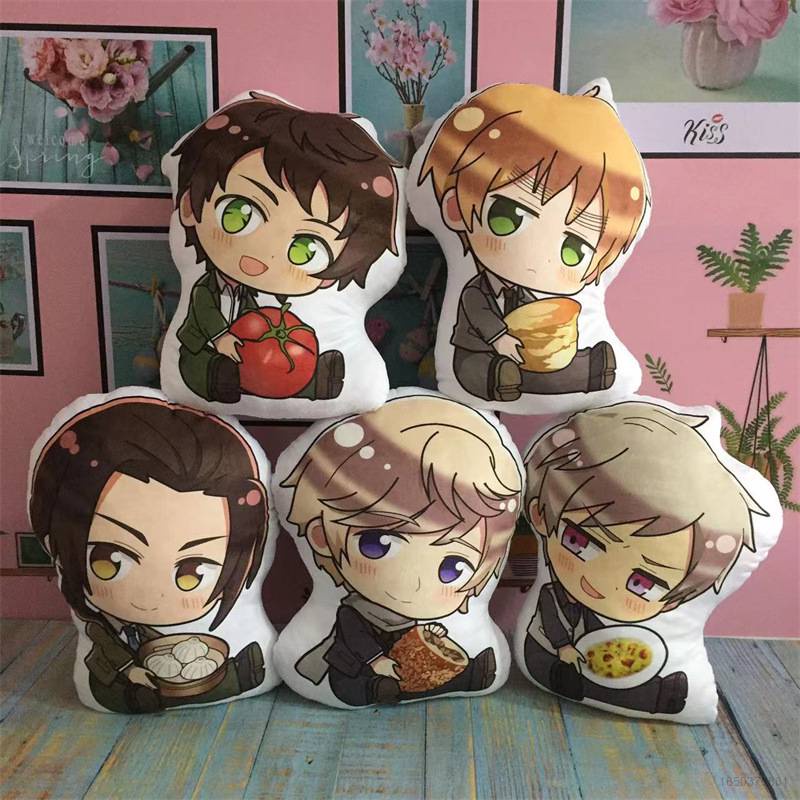 Gối Nhồi Bông Hình Hoạt Hình Axis Powers Hetalia Dễ Thương Cho Bé