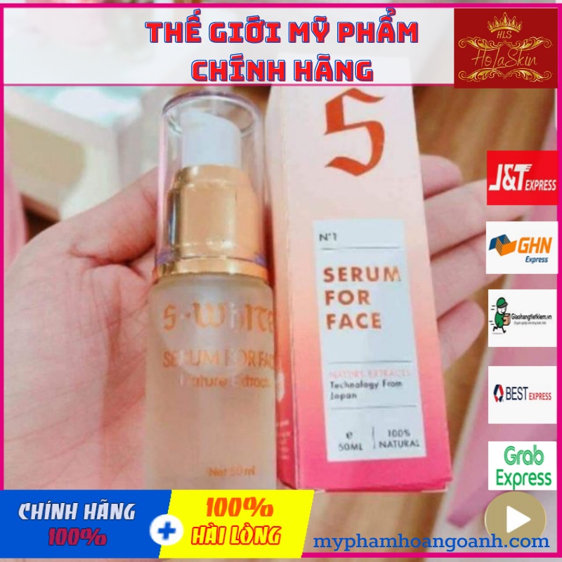 SERUM GỪNG KÍCH TRẮNG FACE_Swhite chai 50ml