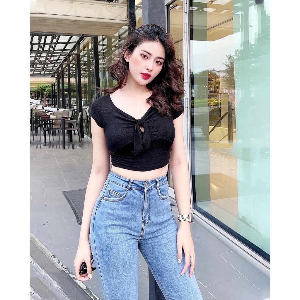 [50kg-90kg] Quần jean dài màu xanh nhạt truyền thống, lưng cao, co dãn mạnh dành cho Bigsize 60kg đến 90kg 4078