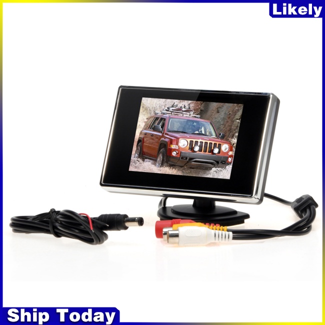Màn Hình LCD TFT 3.5 Inch Hỗ Trợ Đỗ Xe Hơi