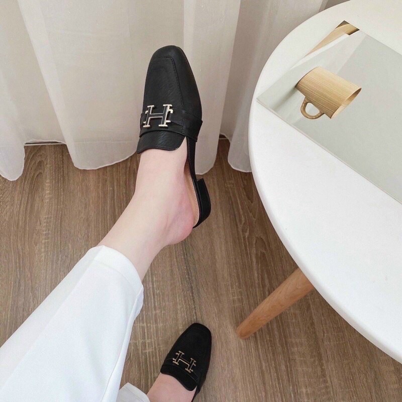 [Mã 151FASHIONSALE1 giảm 10k đơn 50k] Sục nữ các loại GC khuy tròn chữ H đế 2cm chống nước trơn trượt