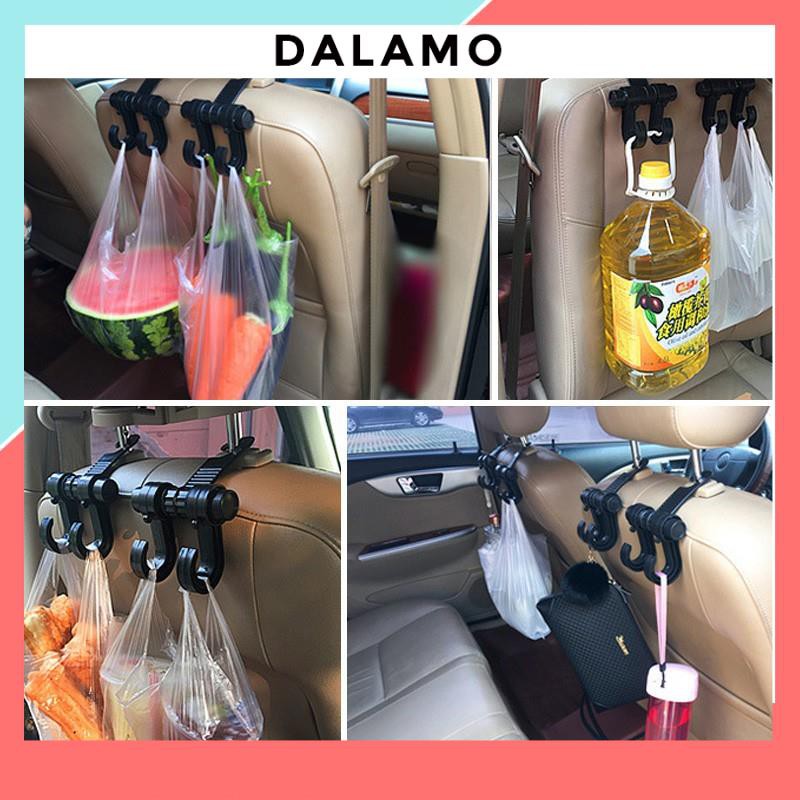 Móc Treo Đồ Ô Tô gài Sau Ghế xe hơi kiêm giá đỡ điện thoại MT2 DALAMO | BigBuy360 - bigbuy360.vn