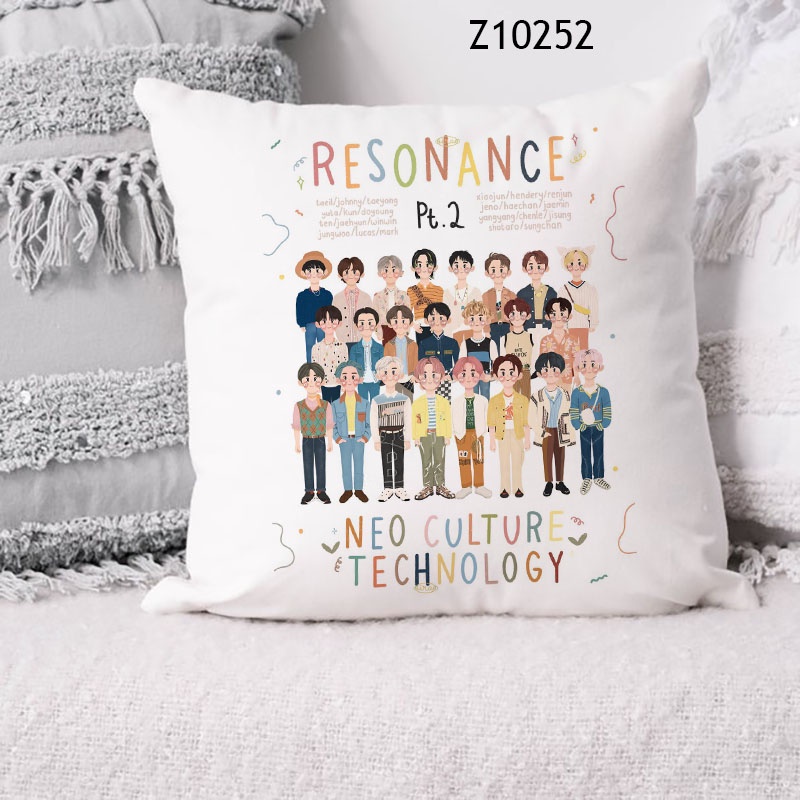 Nct 2020 Resonance Pt.2 Hàn Quốc Vỏ Gối Sofa Trang Trí Đệm Gối 45 * 45cm