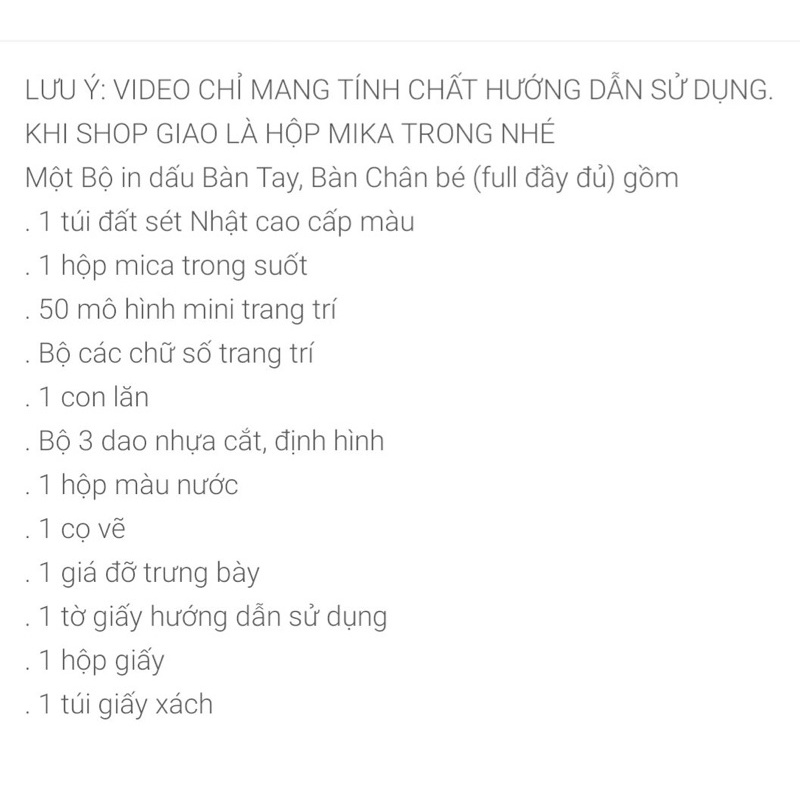 Hộp in dấu bàn tay, Chân em bé kỷ niệm Baby Hands And Feet Prints