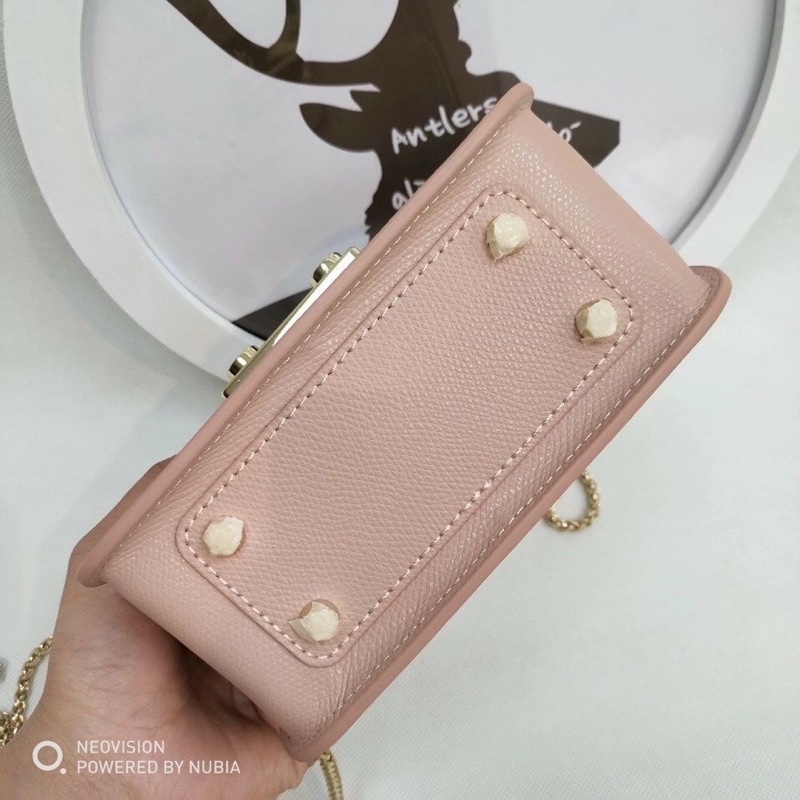 Túi hồng quai hàng tuồn- size 17- sẵn