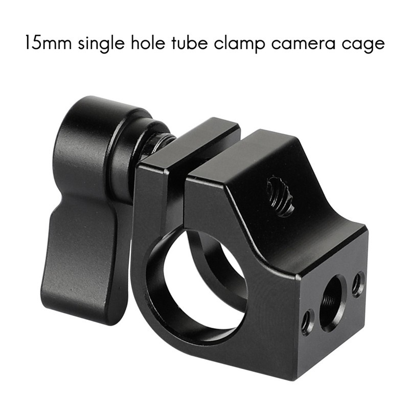 15mm Single Rod Clamp with 1/4inch-20 Threaded for Camera Cage