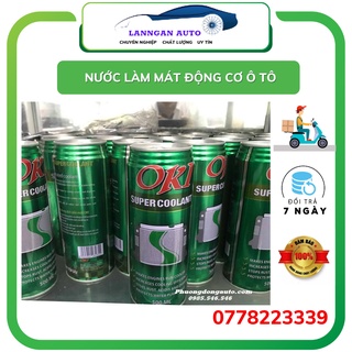 Nước làm mát động cơ ô tô, xe máy oki xanh, turbo đỏ