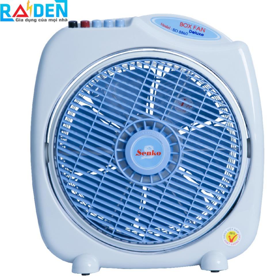 [TB02] Quạt bàn đảo 3 tấc 40W Senko BD8860 / BD1010 tản gió bằng động cơ điện (Màu ngẫu nhiên)