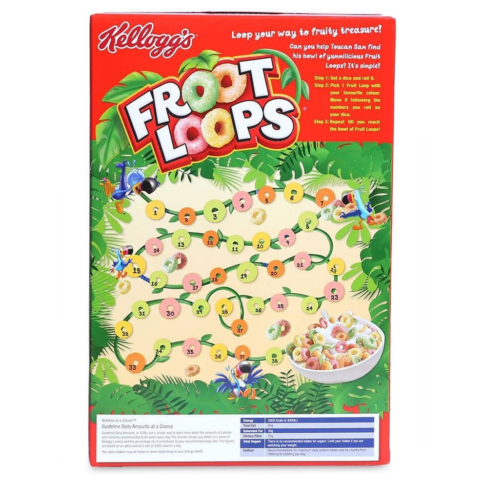 Ngũ cốc ăn sáng Kellogg's Froot Loops 160g | BigBuy360 - bigbuy360.vn