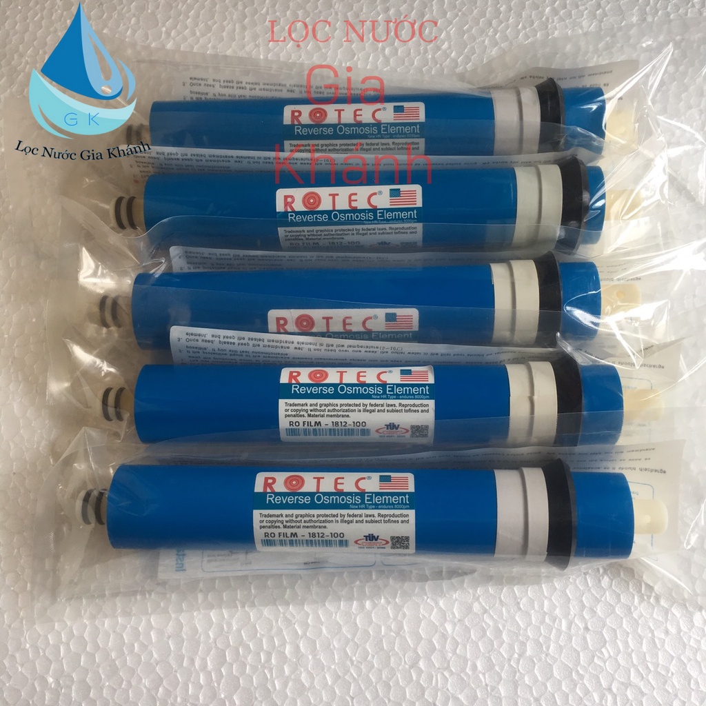 combo 5 chiếc lõi lọc nước số 4 11 vòng rotec, màng lọc nước 11 vòng rotec.