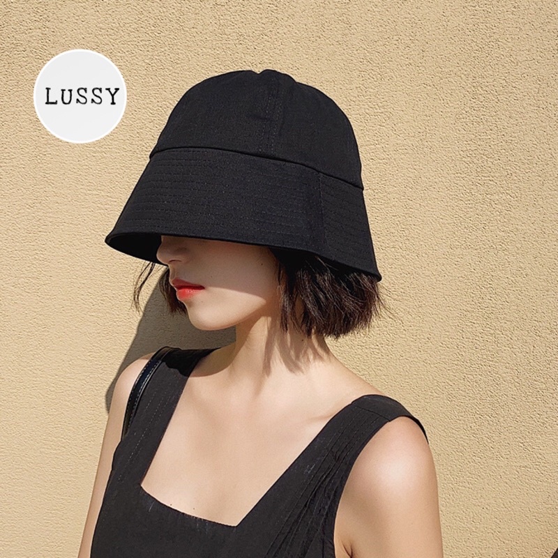 MŨ BUCKET VÀNH CỤP TRƠN YANGMI UNISEX PHONG CÁCH ULZZANG HÀN QUỐC FORM CỨNG 2021