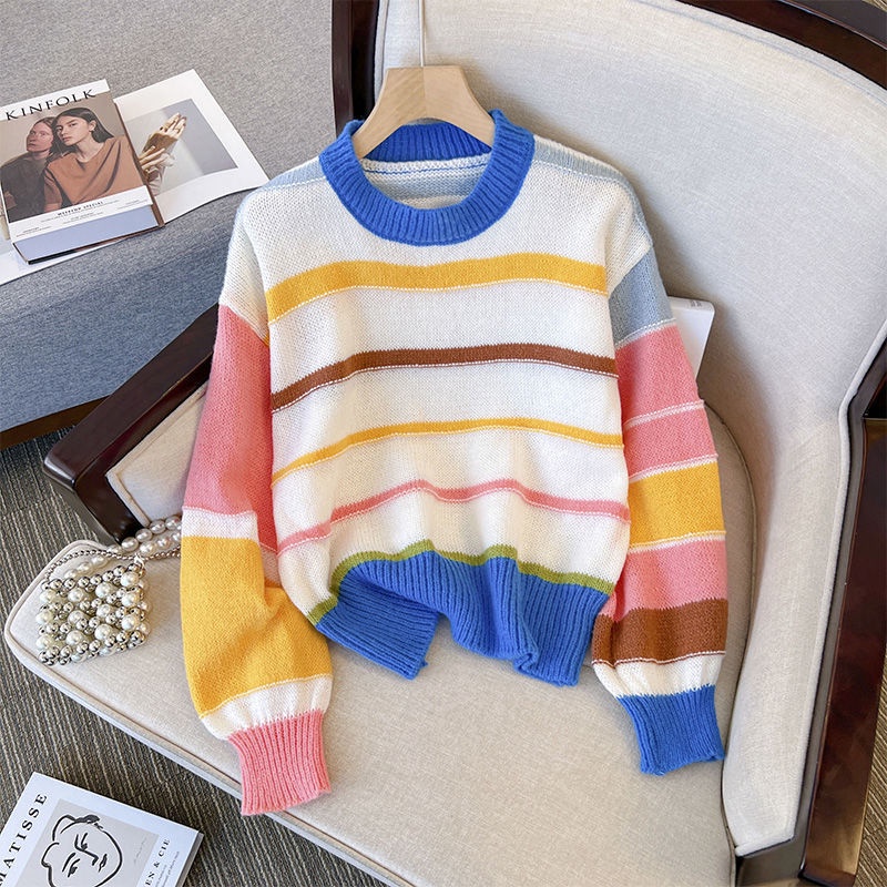 Áo sweater Dệt Kim Thiết Kế Mới Thời Trang Mùa Thu Đông Dành Cho Nữ