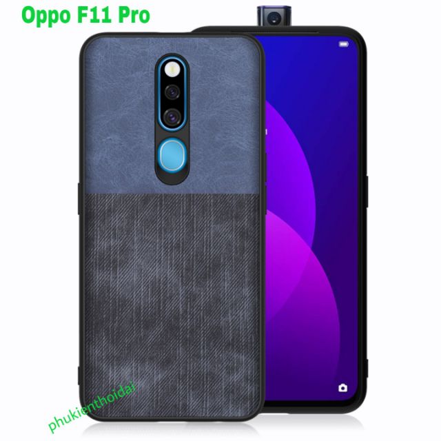 Ốp lưng Oppo F11 Pro FREESHIP Từ 50k chống sốc vân da bò thời trang cao cấp