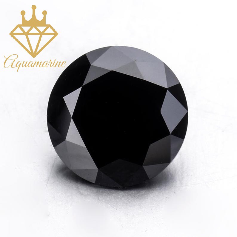 Kim cương nhân tạo Moissanite Round Black