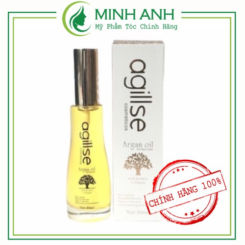 [Rẻ Vô Địch] Tinh dầu dưỡng tóc agillse 80ml