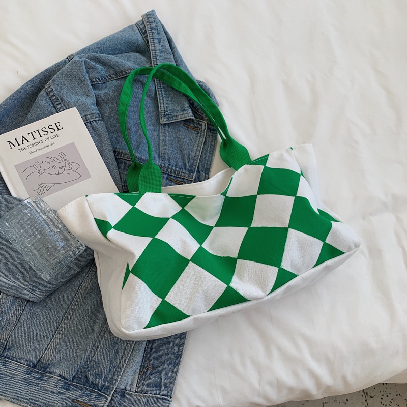 Túi xách canvas sức chứa lớn mẫu mới mùa hè phong cách phương Tây 2021