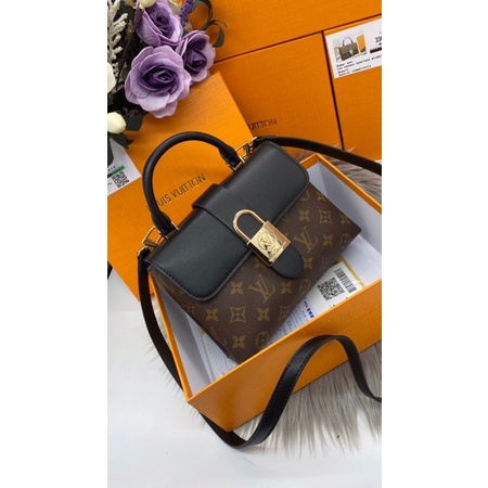 TÚI XÁCH LV LOCKY Ổ KHOÁ SIZE 22CM