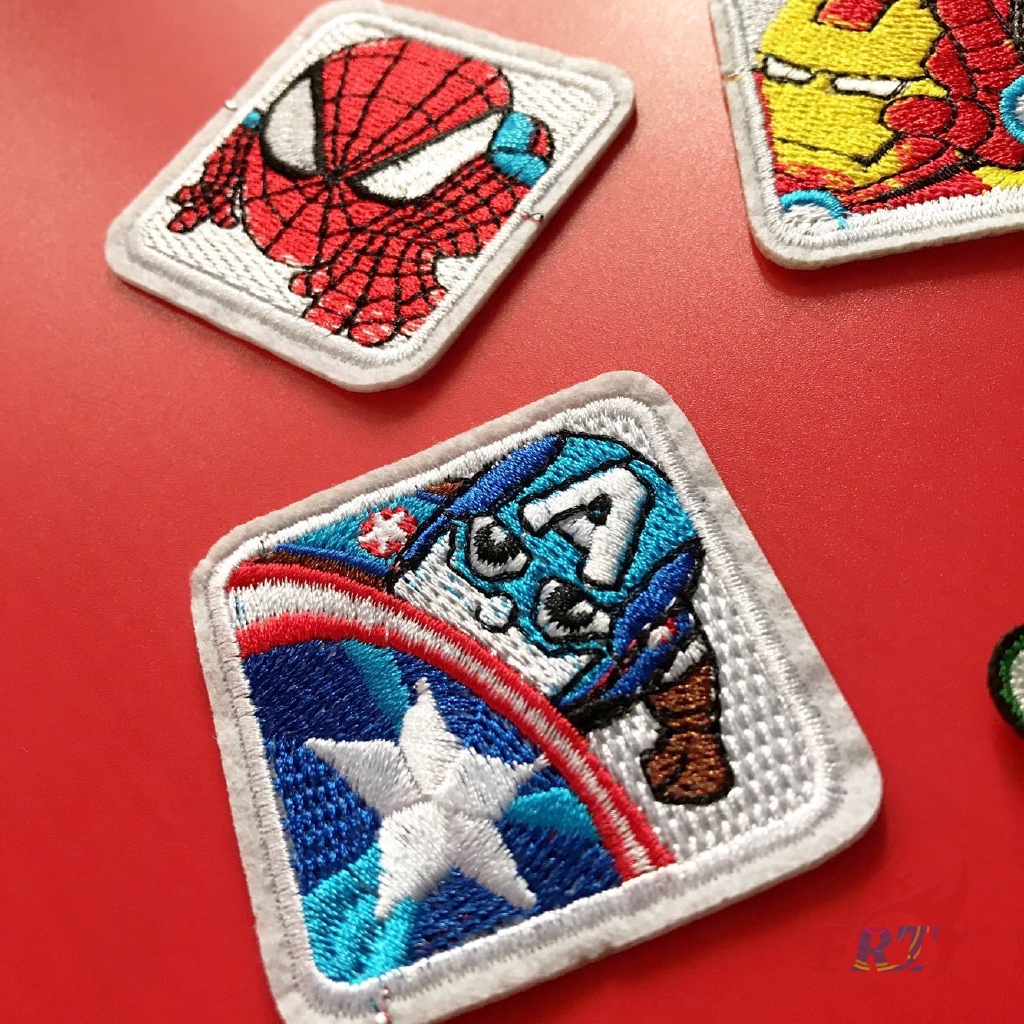 Miếng thêu trang trí quần áo bé hình anh hùng marvel DIY（☸ Marvel - Superhero Patch ☸）