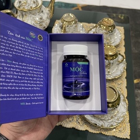 Viên Uống Mộc Beauty Hộp 30 viên Sáng Da Mờ Nám Tăng Cường Nội Tiết Tố Giảm Khô Hạn Ở Nữ Giới