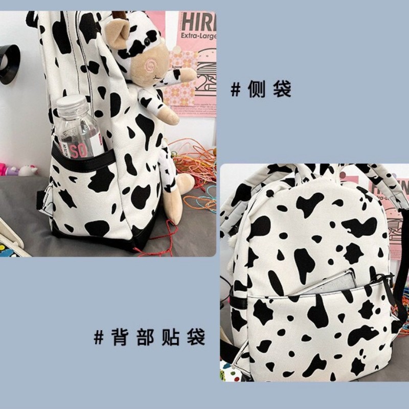 Balo học sinh hình chú bò sữa cute