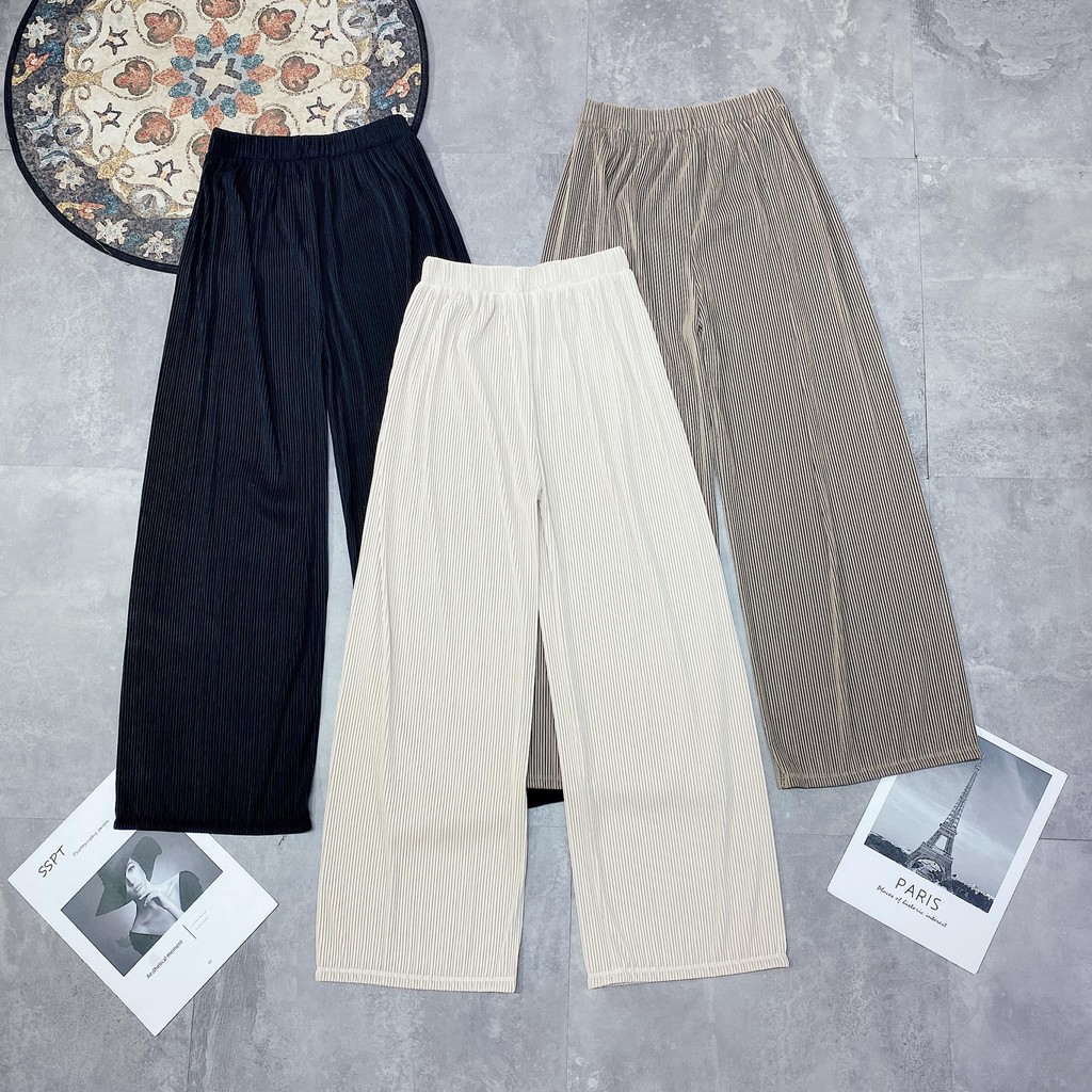 Quần ỐNG RỘNG DẬP LY chất mát, mịn | BigBuy360 - bigbuy360.vn