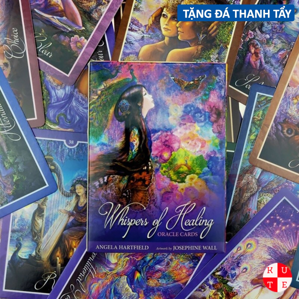 Bài Oracle Whispers Of Healing 50 Lá Bài Tặng File Tiếng Anh Và Đá Thanh Tẩy B47