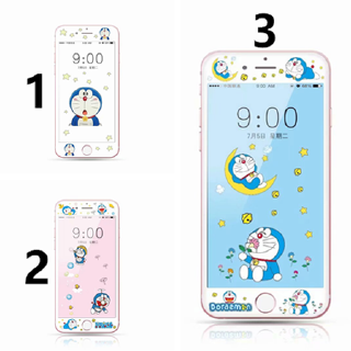 Kính Cường Lực Toàn Màn Hình In Hình Doraemon Cho iphone 8 / 7 / 6 / 6S / 6 plus