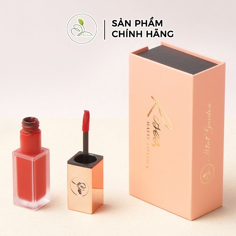 [FREESHIP ] Son Kem Lì ROSES MATTE LIPSTICK Minigarden  Không Trôi Màu Son Trong 8 Tiếng Siêu Đẹp