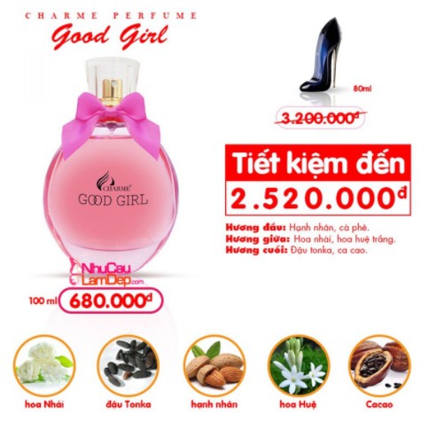 Nước hoa good girl 100ml