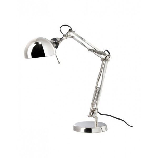 [ chất lượng ] ĐÈN ĐỂ BÀN IKEA FORSA màu ĐEN - Trắng bạc cao cấp