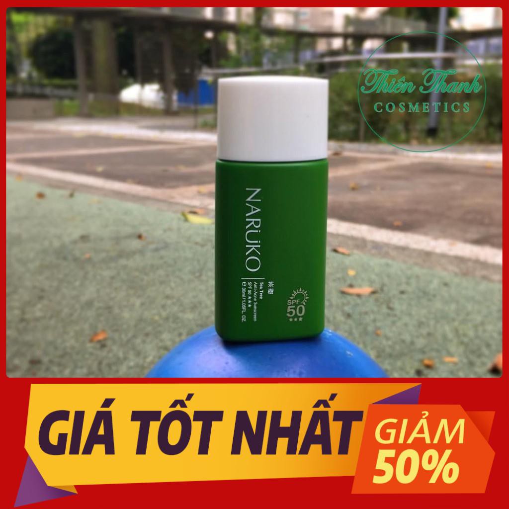 Kem Chống Nắng,Kem Chống Nắng Dành Cho Da Mụn Naruko Tea Tree Anti-Acne Sunscreen SPF50 30 ml | BigBuy360 - bigbuy360.vn