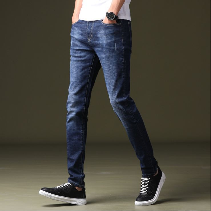 Quần jean nam rách nhẹ ⛔FREE SHIP⛔ Quần bò nam côn chuẩn form không phai màu | BigBuy360 - bigbuy360.vn