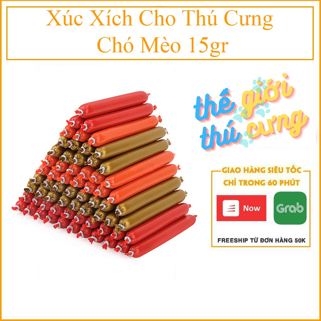 Xúc Xích Cho Thú Cưng Chó Mèo 15gr