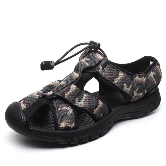 Giày Sandal Rọ Mũi Nam Dùng Đi Phượt Leo Núi Chạy Xe Đạp Sandal Bít Mũi Nam Big Size 📷