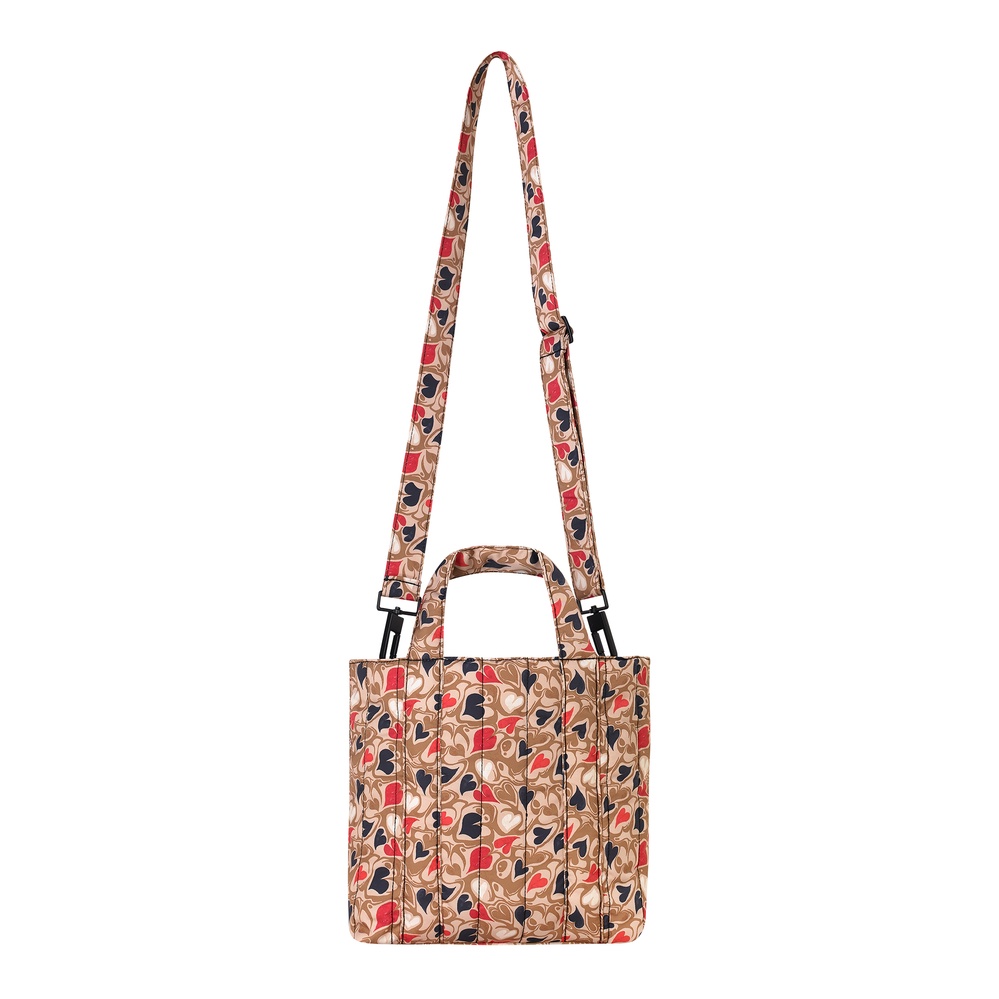 Cath Kidston - Túi đeo chéo/RR XBody Marble Hearts Ditsy  - Marble Hearts Ditsy - Brown -1041316