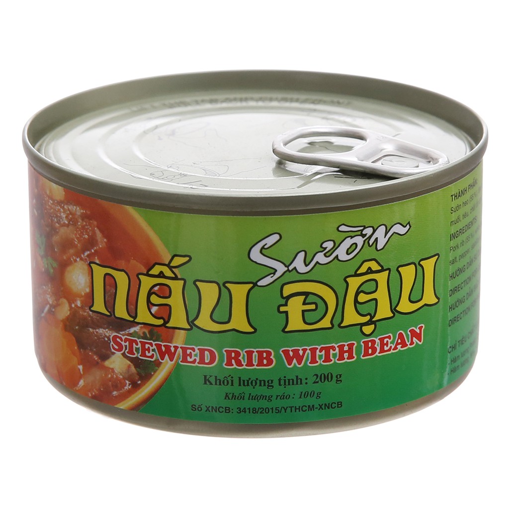 Sườn nấu đậu Vissan hộp 200g