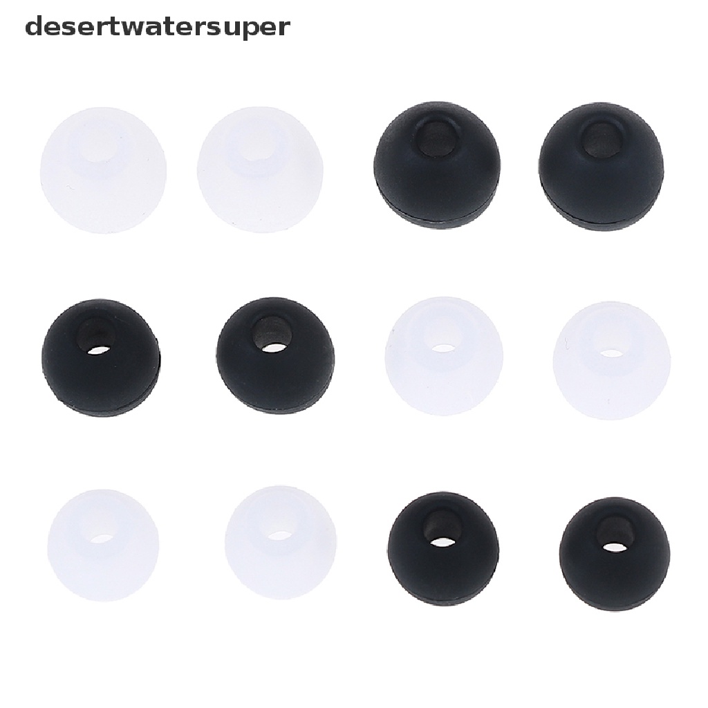 Set 6 Cặp Nút Tai Nghe Nhét Tai Bằng Cao Su silicone (S + M + L)