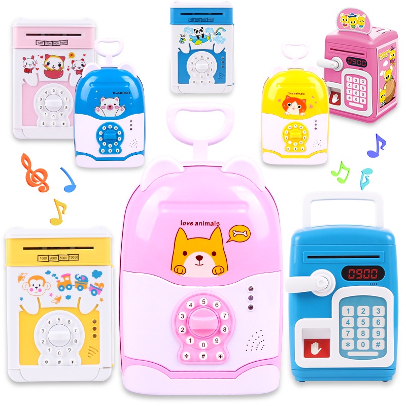 Két sắt mini cho bé,mở bằng mật mã cho bé