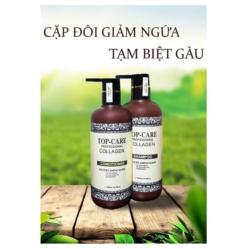 Cặp Dầu Gội - Xã TOP-CARE-ARGAN-OIL 500MLx2