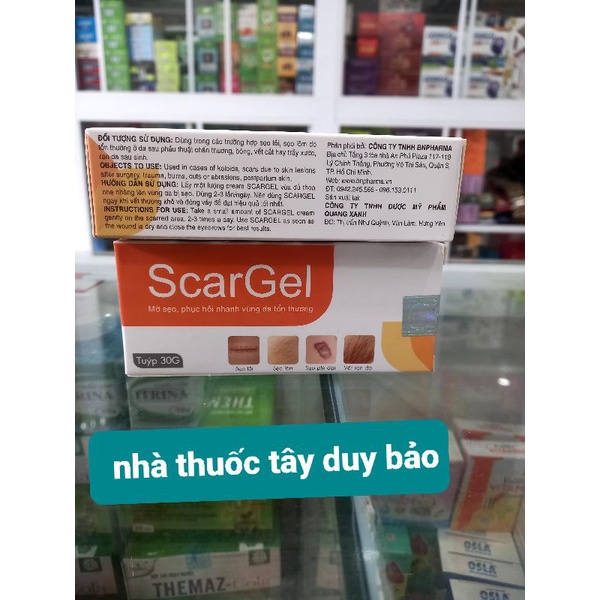 KEM BÔI LÀM MỜ SẸO, GIẢM VẾT RẠN DA SCARGEL