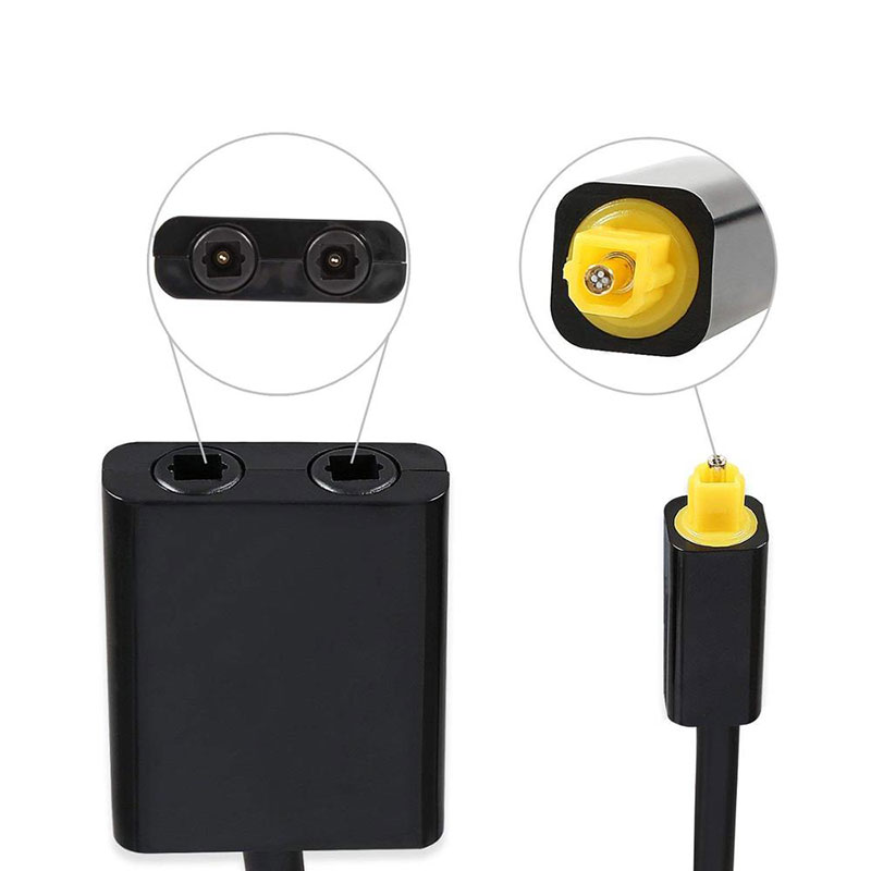 Bộ Chia Âm Thanh Kỹ Thuật Số Spdif 2 Đầu Vào 1 Đầu Ra 2 Đầu Ra