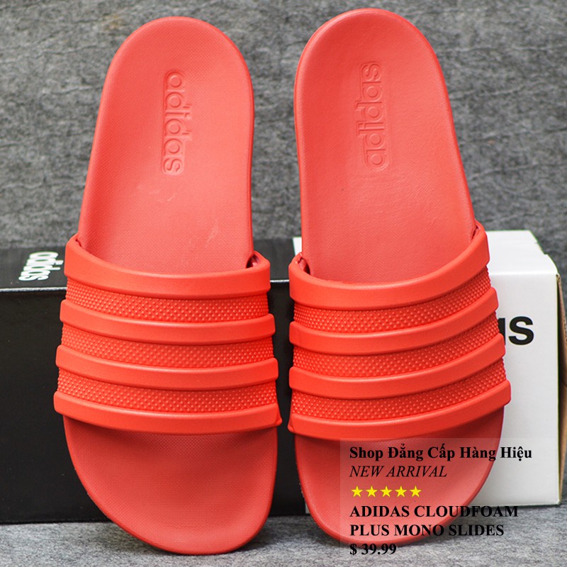 Dép Adidas Cloudfoam Plus Mono 2019 màu đỏ