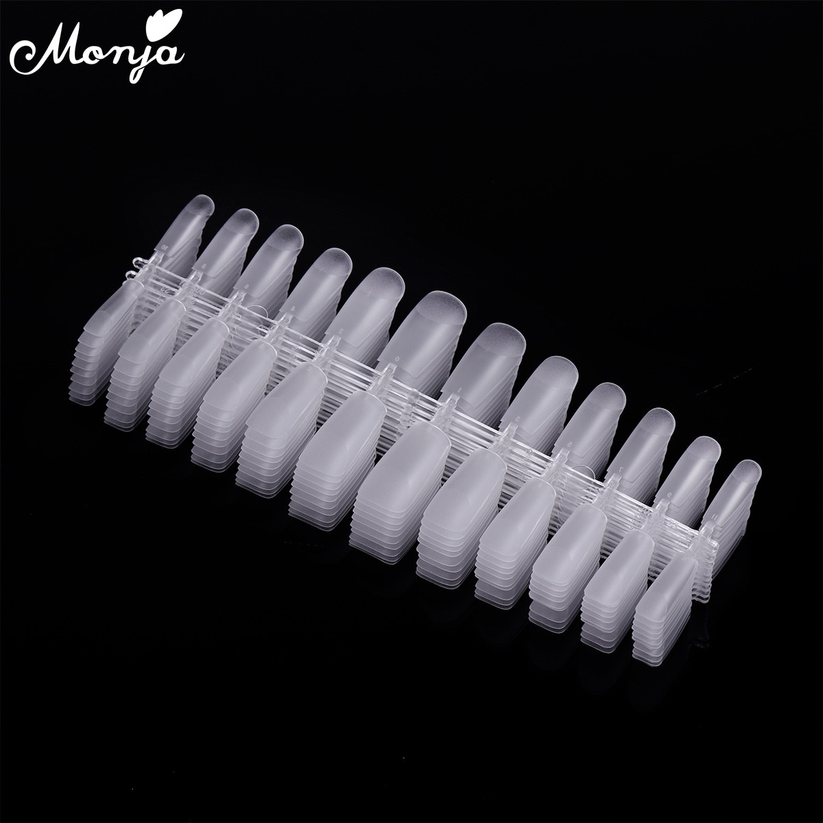 Bộ 240 móng tay giả bằng Acrylic siêu mỏng hình Oval tự nhiên DIY