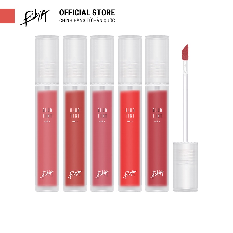 Son kem Bbia Blur Tint Version 1 (5 màu) 4.4g - Bbia Offical Store | Thế Giới Skin Care