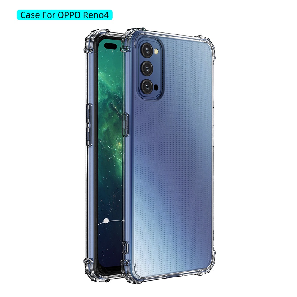 Ốp Oppo Reno 5 Reno 4 Reno 4 Pro Reno 2 Reno 2F Reno 2Z Reno 3 Trong Suốt Chống Sốc Chống Rơi Vỡ