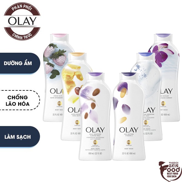 Sữa Tắm Dưỡng Ẩm, Chống Lão Hóa OLAY Body Wash