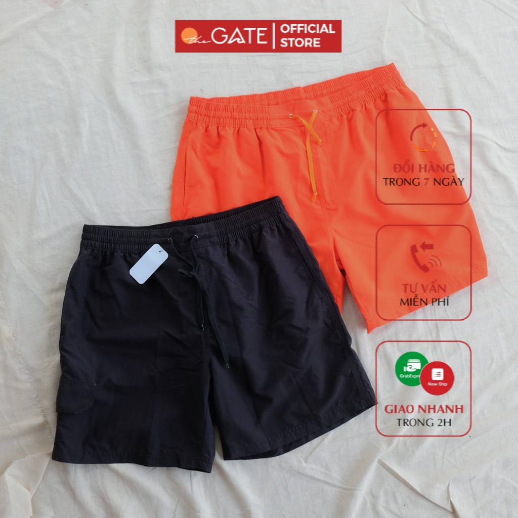 Quần Short nam  Quần short Unisex vải gió mềm mại nhanh khô, dây rút tiện lợi