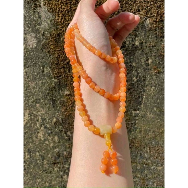 Vòng tay hoang long 3 vòng 108 hạt 6 ly