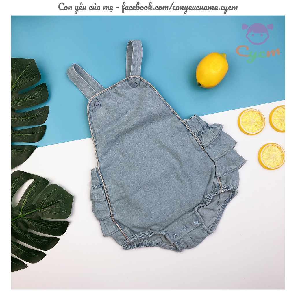 Yếm tầng denim cho bé gái xuất Pháp