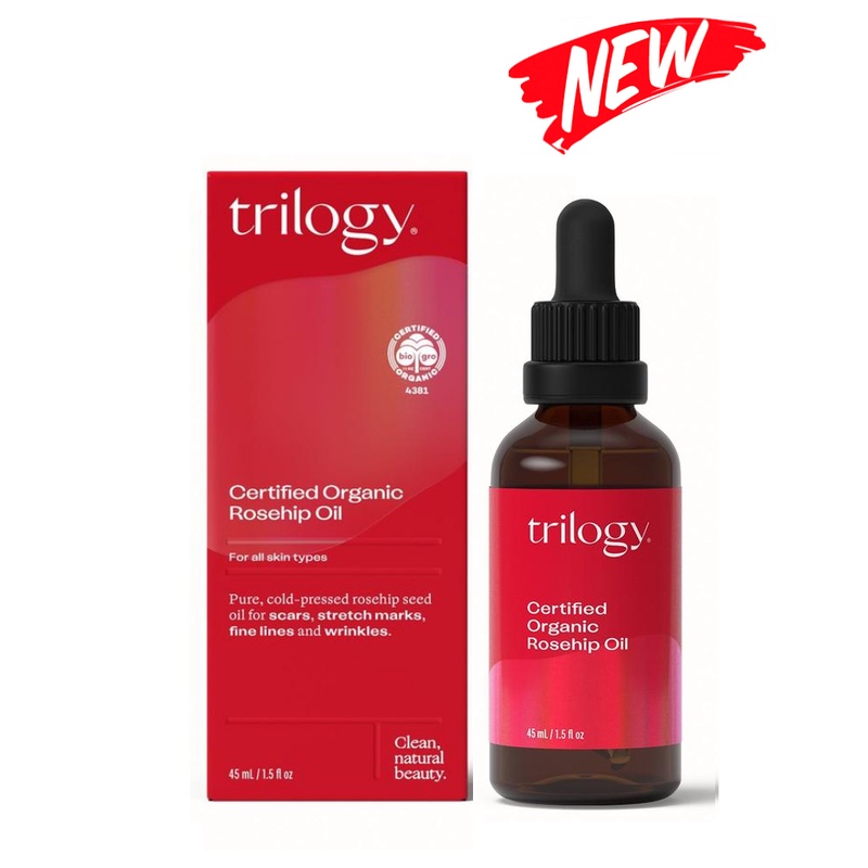 Trilogy Tinh Dầu Tầm Xuân Certified Organic Rosehip Oil 20ml/ 45ml (Mẫu mới)